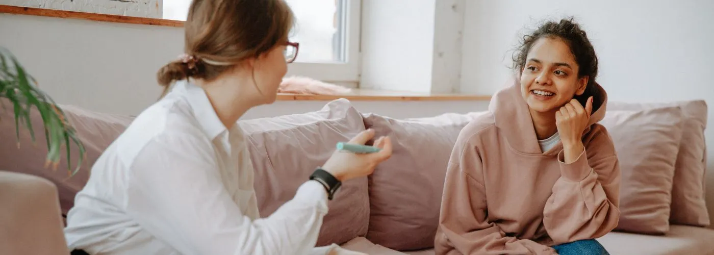 Compassionate therapist providing supportive individual counseling