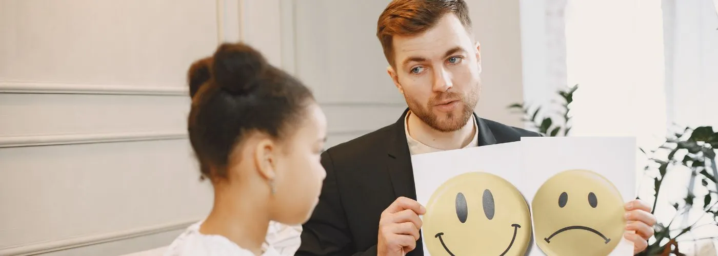 Parents and teenagers building stronger family connections in therapy