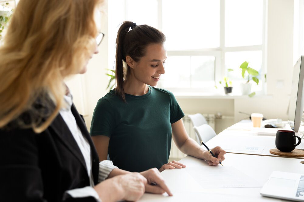 Whole Person Supervision. Woman coaching another woman. Supervisor.